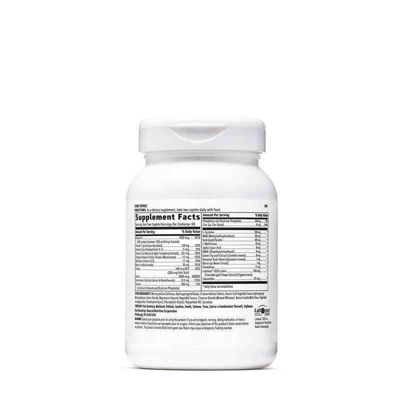 [Australia] - GNC Women's Hair, Skin & Nails | Daily Multivitamin Blend | Biotin (3,000 mcg), Hyaluronic Acid, Vitamins C & E with Niacin | Added Antioxidants | Supports Womens Health and Beauty | 120 Caplets 