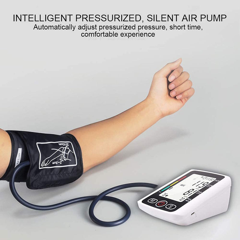 [Australia] - Blood Pressure Monitor, Upper Arm Automatic Digital BP Machine for Precise Blood Pressure Measurement & Pulse Measurement & Arrhythmia Display, 2x120 Group Dual User Mode 