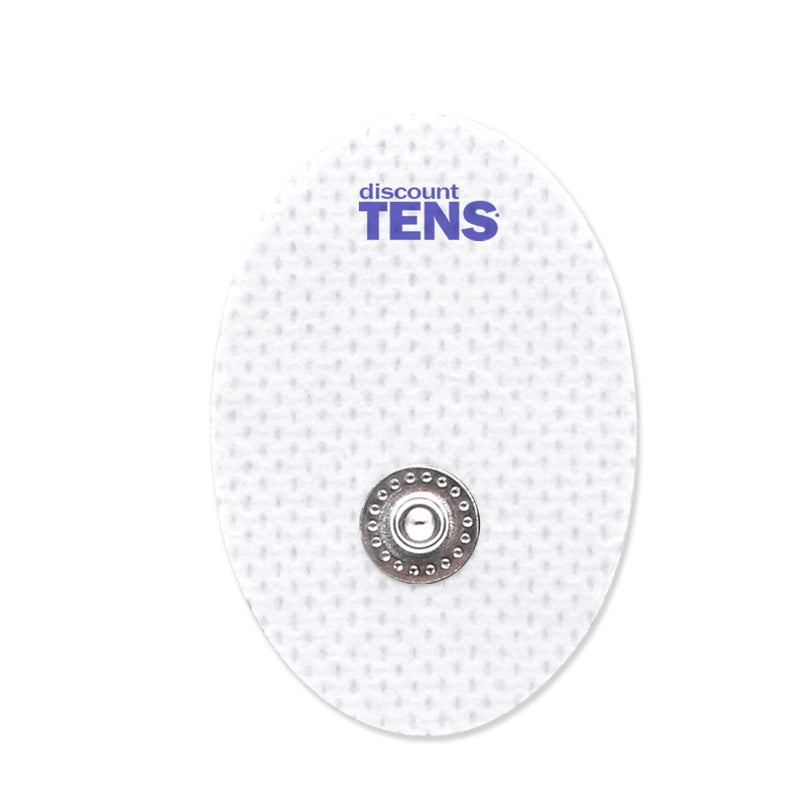 [Australia] - TENS Electrodes, Premium Quality Small Replacement Pads for TENS Units, 20 Pair of Snap TENS Unit Electrodes (Forty TENS Unit Pads), 1.57 inch (4cm) x 1.18 inch (3cm), Discount TENS Brand 20 Pair (Pack of 1) 