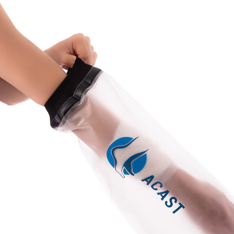 [Australia] - ACAST Waterproof Arm Cast Cover for Plaster Cast Arm, Shower & Bath, Reusable Hand Sleeve Dressing Protector for Broken Arm, Wrist, Elbow & Fingers 