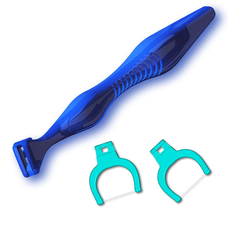 [Australia] - TEEsmile Evolutionary Clean Dental Flossers, Kit of Handle(s) Plus Refillable Heads (2 Mid-Length Handles, +200 Extra Strength Refills) 202 Piece Set 