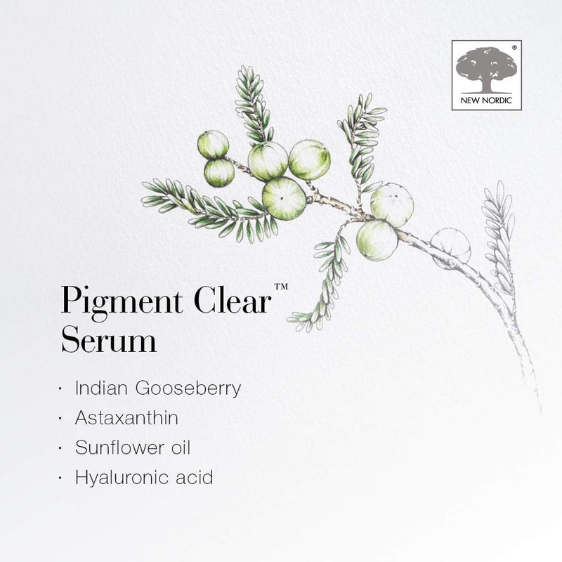 [Australia] - New Nordic Ltd Pigment Clear - Face Serum - 30ml - Brightening Serum for Skin - Suitable for Men and Women 