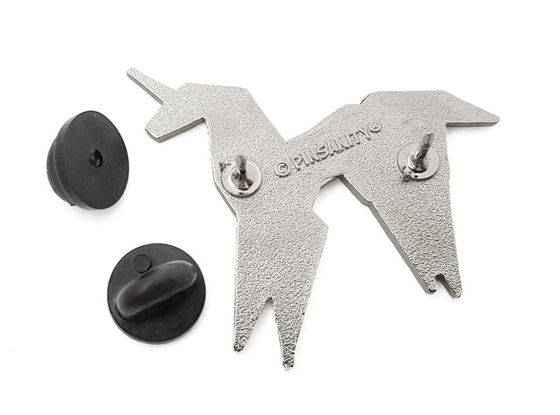[Australia] - Pinsanity Origami Unicorn Enamel Lapel Pin 