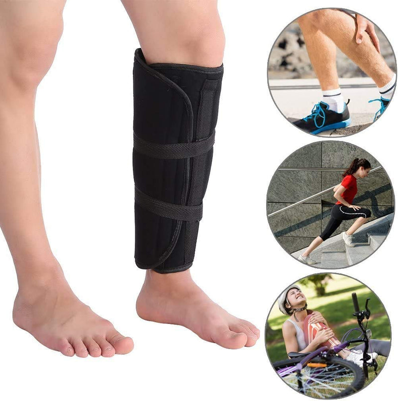 [Australia] - Shank Calf Support Night Splint, Tibia and Fibula Fracture Orthosis External Adjustable Fixation Strap Wrap Sleeve Belt Protector (M) M 