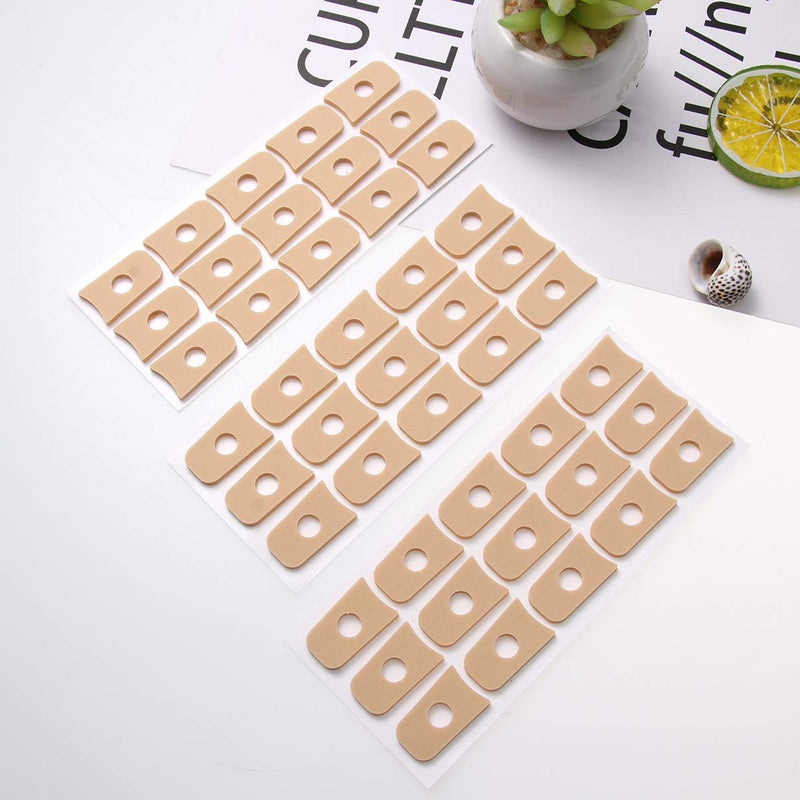 [Australia] - Heallily 45Pcs Felt Callus Pads Callus Cushions Toe Pads Self Adhesive Soft Foam Corn Pads Waterproof Toe and Foot Protectors Size 1 (Pack of 45) 