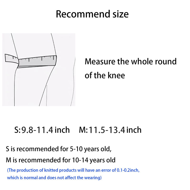 [Australia] - Kids Knee Brace,Knee Support,Teenagers Knee Sleeve,Sport Knee Protectors For Children(1 Pair) (Blue, Medium) Blue 