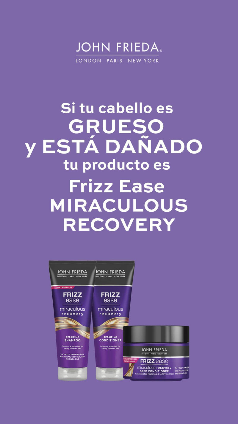 [Australia] - John Frieda Frizz Ease Miraculous Recovery Intensive Deep Conditoner Hair Mask 250ml, White New Conditioner 