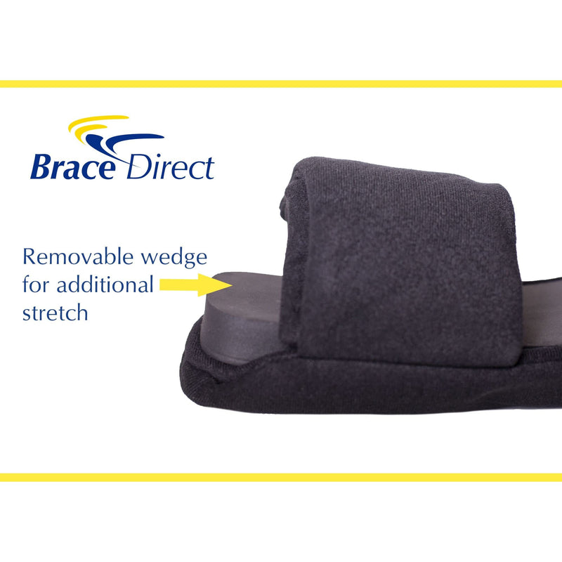 [Australia] - 90 Degree Comfort Padded Night Splint- Soft Sleeping Boot- Stretch for Plantar Fasciitis, Achilles Tendinitis and Heel Pain- Right or Left Foot- Men or Women by Brace Direct L 