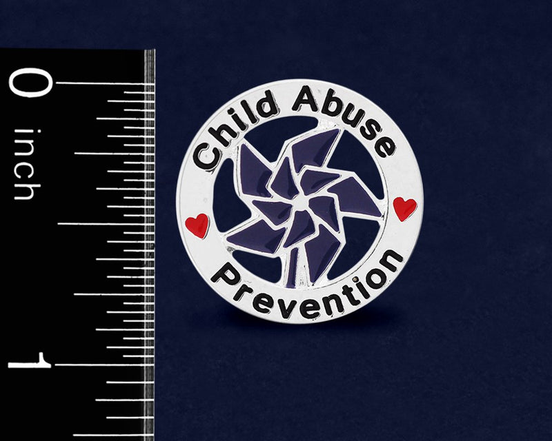 [Australia] - Fundraising For A Cause | Child Abuse Prevention Awareness Pins – Pinwheel Lapel Pins for Child Abuse/Neglect Prevention Fundraising, Awareness, and Gift-Giving 1 Piece 