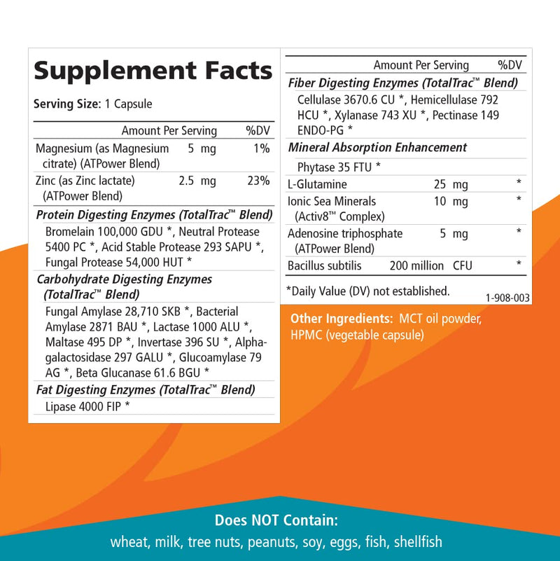 [Australia] - Real-Zymes™ Vegan Digestive Enzymes Supplement with Probiotics for Better Digestion - Natural Support for Relief of Bloating, Gas, Belching, Diarrhea, Constipation, IBS, etc. - 90 Caps 