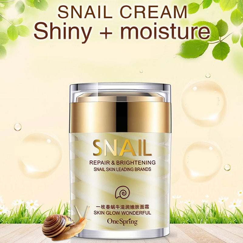 [Australia] - Snail Face Cream Natural Secretes Mucus Extract Facial Serum Gel for Anti-aging, Moisturing, Wrinkles Removal, Reduce Sagging Lifting and Tighten Skin Care Lotion 