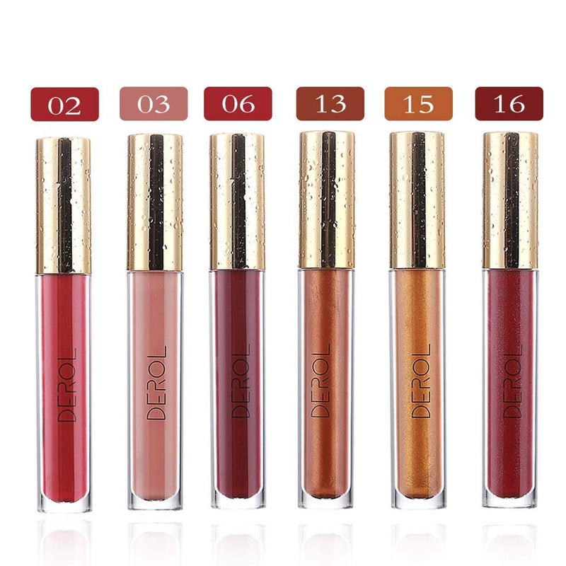 [Australia] - Edanta Matte Liquid Lipstick High Pigmented Cream Lipsticks Long Lasting Lip Gloss Makeup Present for Women and Girls (Red 16#) 