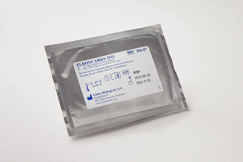 [Australia] - 1 x Blood Type Test Kit - Group A, B, RhD Testing - Home EldonCard Tests 1 Count (Pack of 1) 