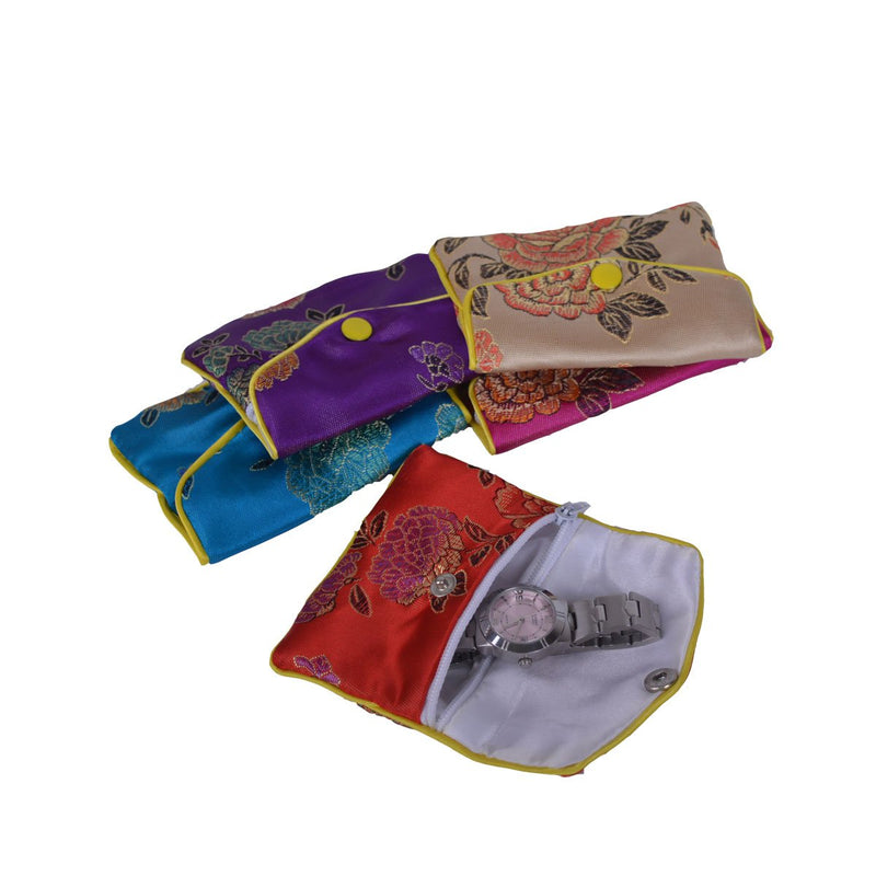 [Australia] - Baitaihem 15 Pack Jewelry Purse Pouch Gift Bags Chinese Silk Style Brocade Embroidered Bag,Multiple Colors(Medium) Medium 