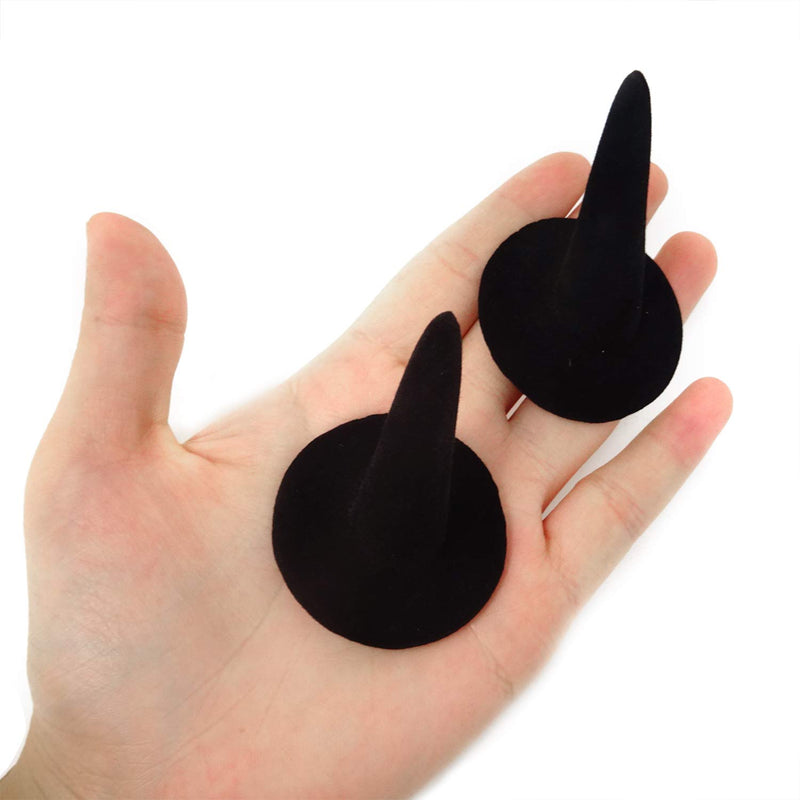 [Australia] - HONBAY 2PCS Black Velvet Finger Ring Display Stand Organizer Stand 