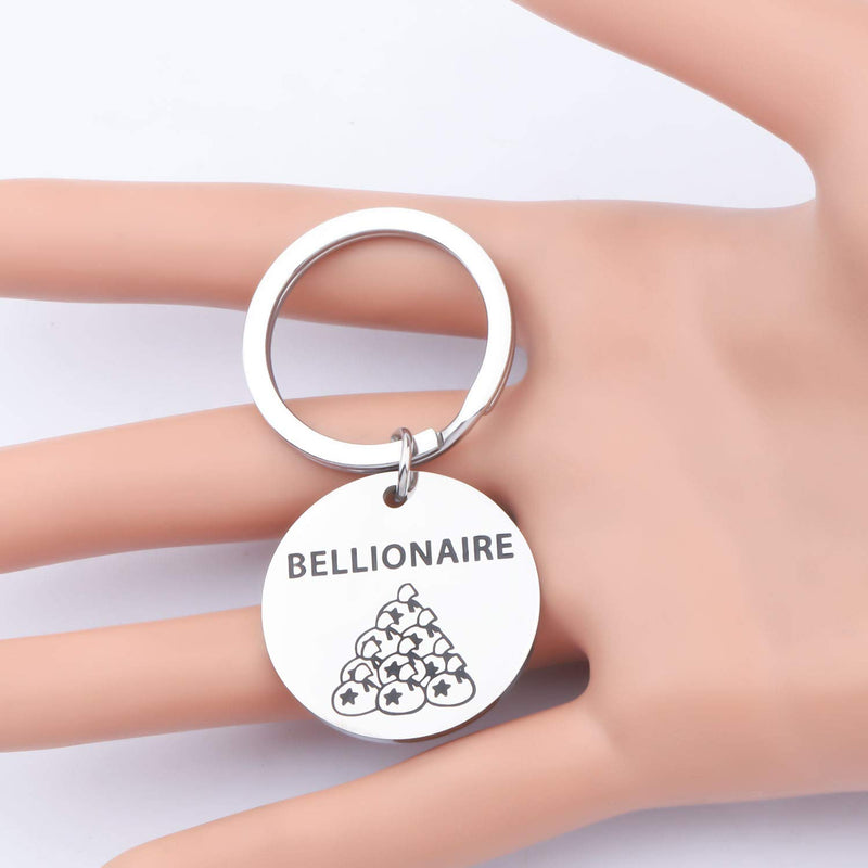 [Australia] - WSNANG Animal Crossing Jewelry Bellionaire Keychain New Leaf Bellionaire Premium Jewelry Bellionaire KC 