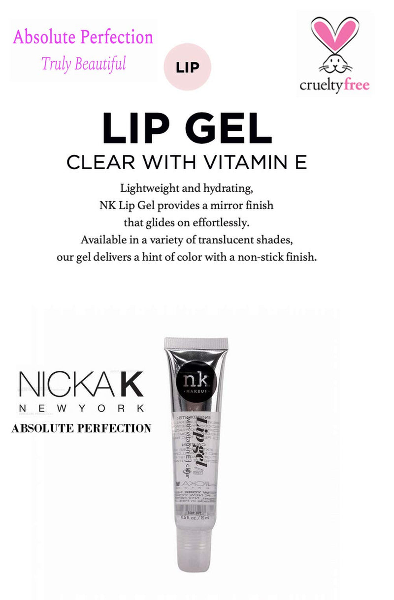 [Australia] - 5 Flavors NK Hydrating Lip Gel Rosehip Argan Oil Mint Aloe Clear Moisturizing Clear Gloss 