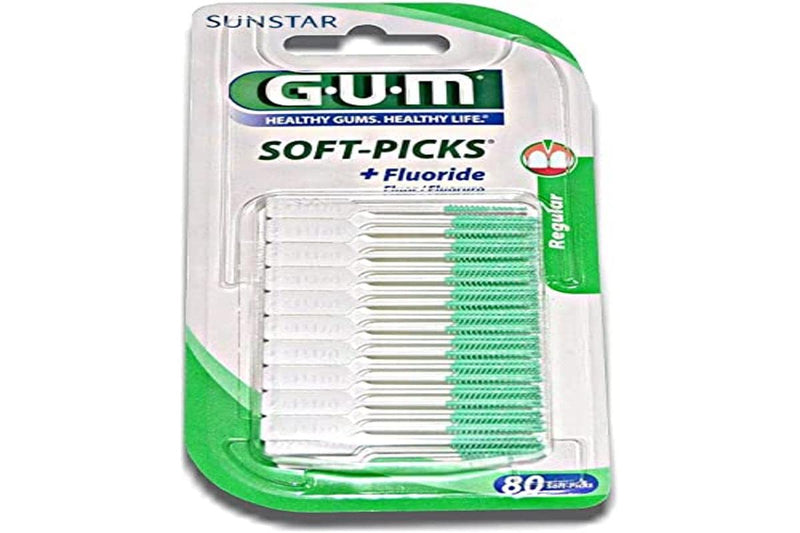 [Australia] - Sunstar Gum Soft Picks Interdental Brushes Regular 80 Pieces 