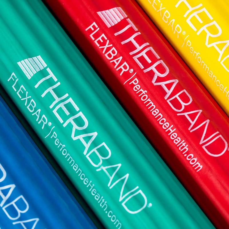 [Australia] - THERABAND Resistance Bar, FlexBar, Pain Relief for Tennis Elbow Injury, Tendonitis & Improve Grip Strength, Yellow, Extra Light Beginner Yellow - Extra Light 