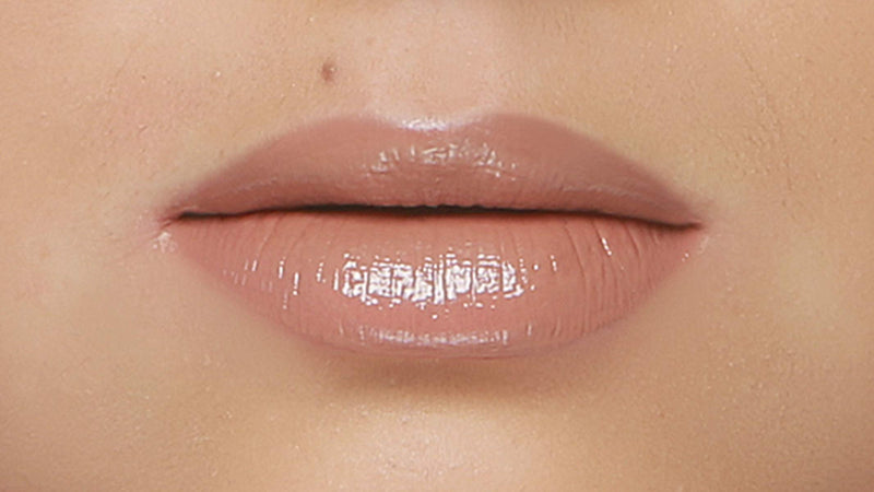 [Australia] - Belle Beauty Kisser Fixer Hydra Shine Lip Gloss (Brown Nude) Brown Nude 