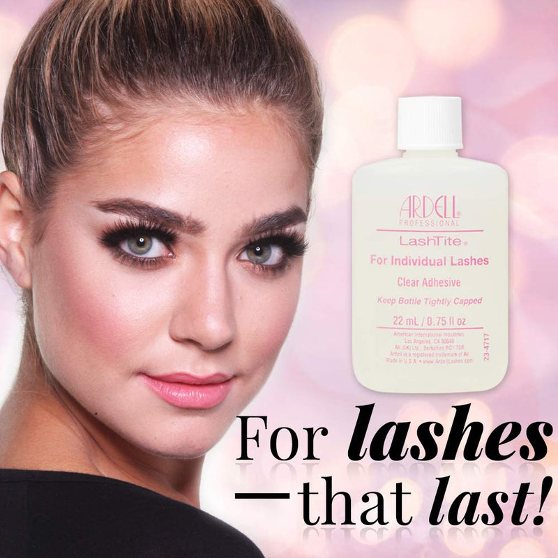 [Australia] - Ardell Professional Lashtite For Individual Eyelash Clear Adhesive 22ml / 0.75 fl.oz. 