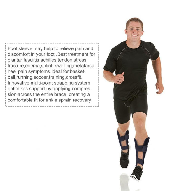 [Australia] - ZJchao Breathable Foot Drop Orthosis Ankle Brace Support Protection Sprain Splint Arthritis Recovery Osteoarthritis of The Achilles Tenosynovitis and Plantar Fasciitis M 