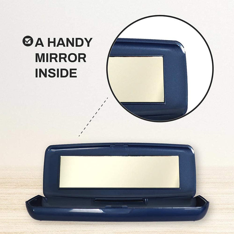 [Australia] - Daily Disposable Travel Contact Lens Case | Qty 2 of The Same Colour | by Sports World Vision Blue 