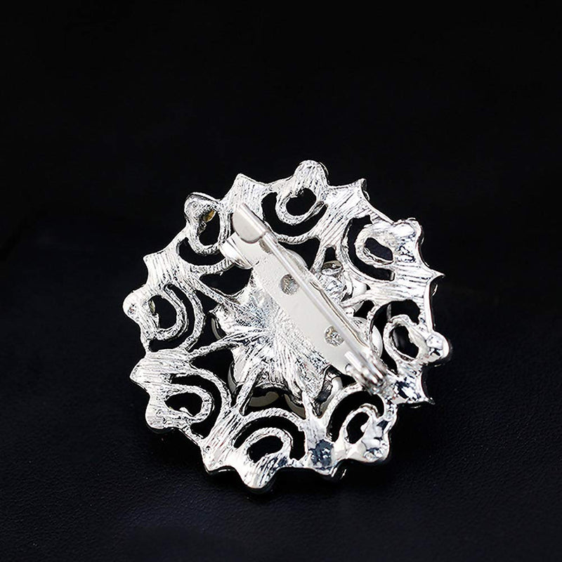 [Australia] - Brooch Bouquet-9PCS Charming Pearl Holding Flower Brooch Wedding Decoration Jewelry Bridal Accessories 