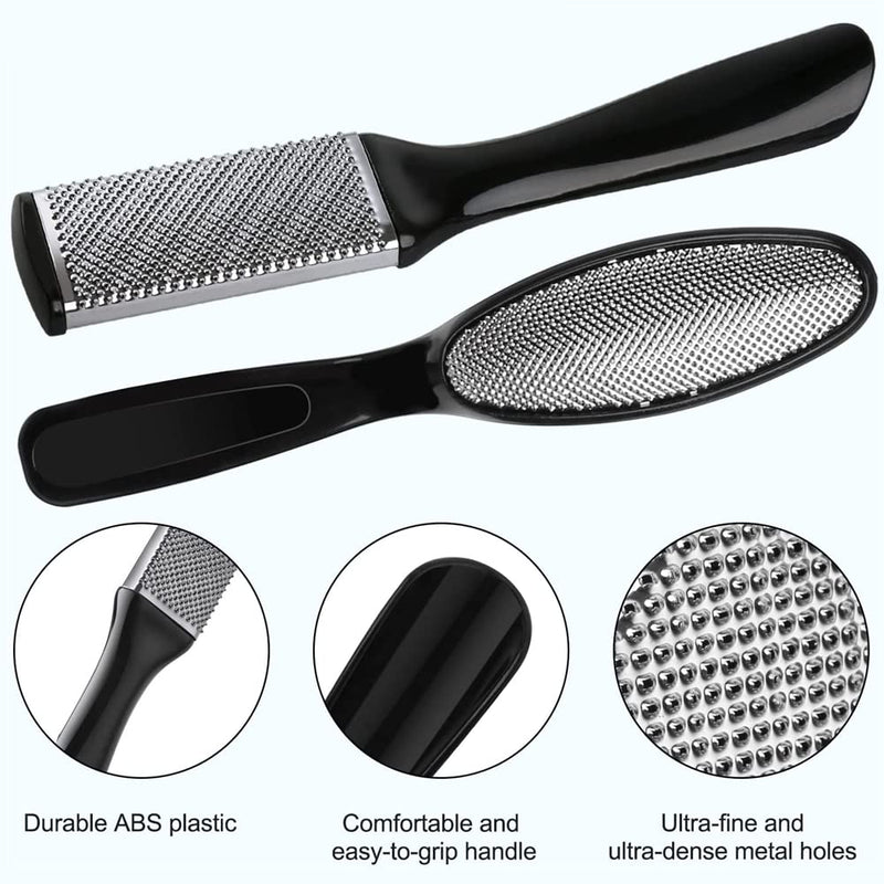 [Australia] - Foot Files for Hard Skin10 Pcs Multi Foot File Stainless Steel Feet Scrapers Hard Skin Remover Professional Foot Care Tool Foot Skin Removal Pedicure Set 