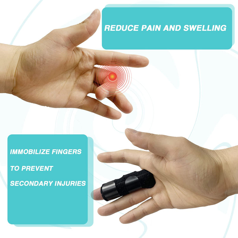 [Australia] - DAANT Finger Splints for Trigger Finger Splint, Doctor Developed Finger Brace Fits Index Finger, Middle Finger, Ring Finger, Pinky Finger Splint(2 Pieces) 