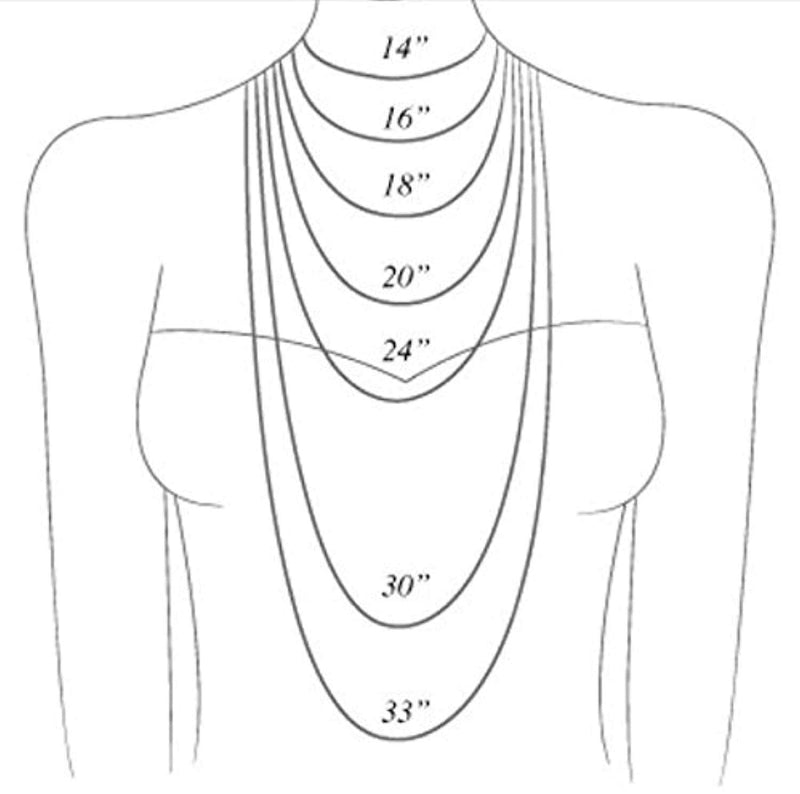 [Australia] - Sterling Silver 2mm diamond cut rope chain necklace- Made In Italy Rhodium 16.0 Inches 