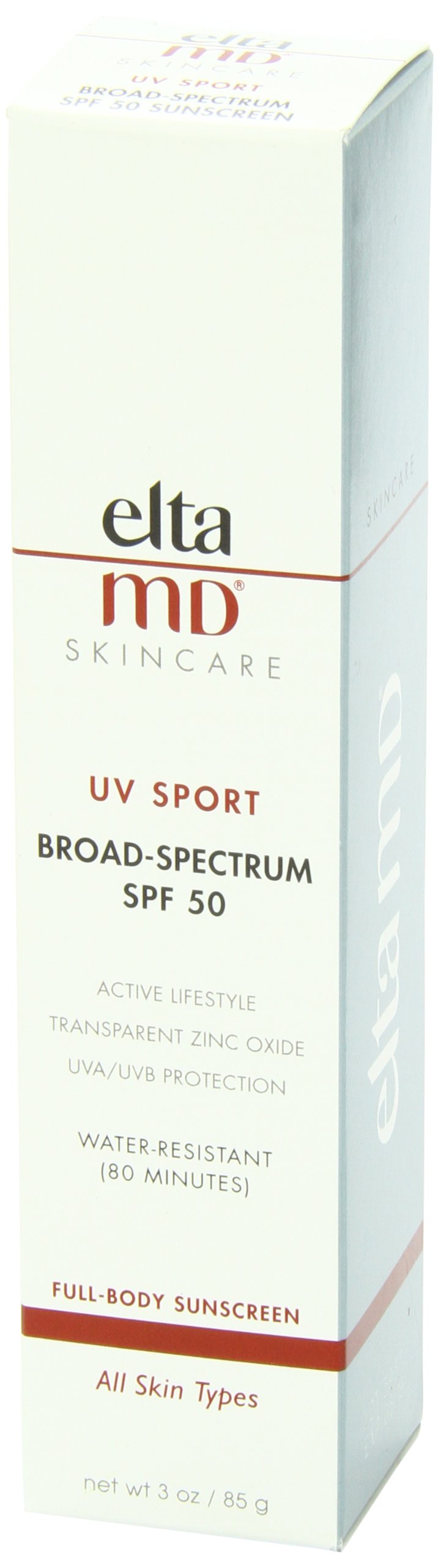 [Australia] - EltaMD UV Sport Sunscreen Lotion, Broad-Spectrum SPF 50, Non-Greasy, Mineral-Based Zinc Oxide Formula, Water-Resistant 3 Fl Oz (Pack of 1) 