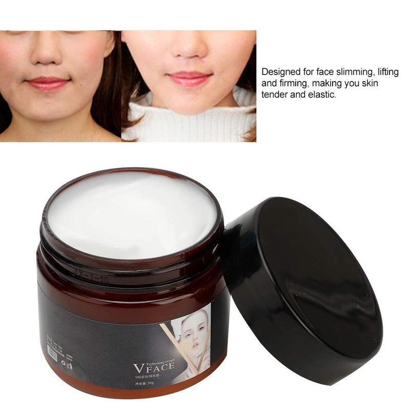[Australia] - 50g Face Firming Cream, V Face Lifting Cream, Anti Age Face Cream, Face Lifting Firming Cream Multi Action Sculpting Cream For Anti Aging Skin Facial Slimming 