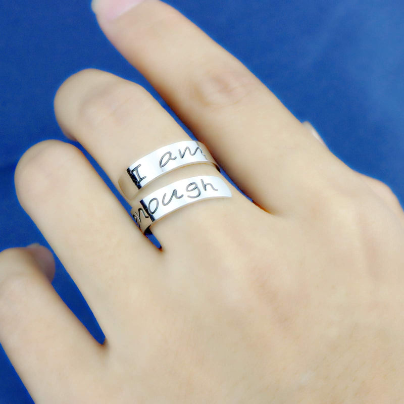 [Australia] - Yiyang Adjustable Ring Jewelry Personalized Rings Birthday Graduation Gifts for Girls … Be Brave 