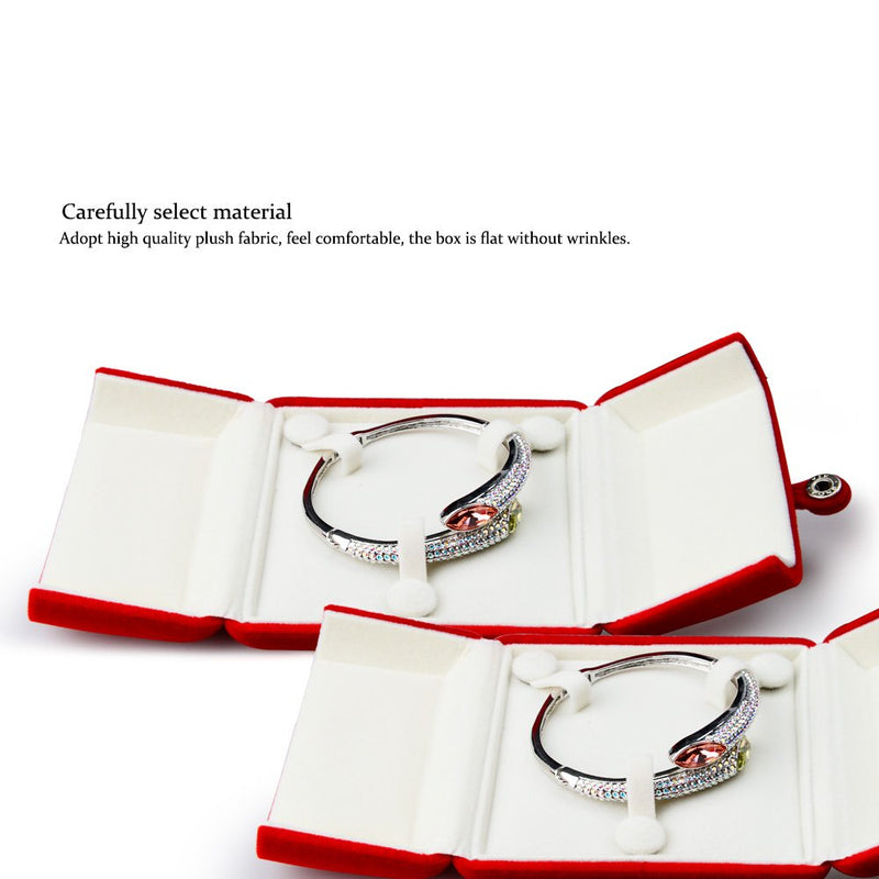 [Australia] - Oirlv Red Jewelry Gift Box Bracelet/Bangle Storage Boxes Bracelet Box 