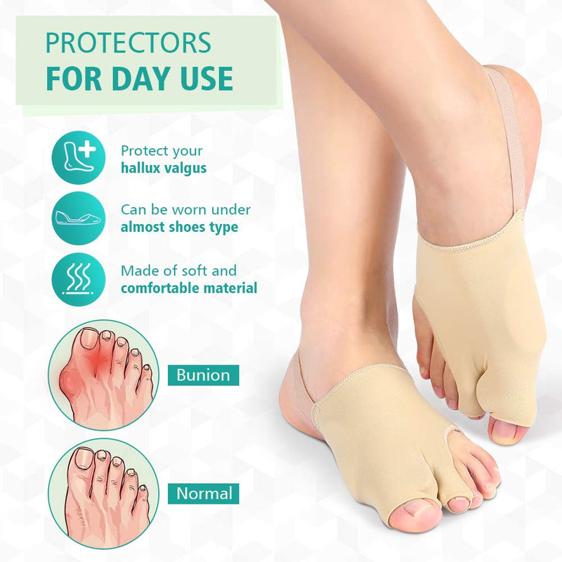 [Australia] - Big Toe Separator Bunion Corrector Bunion Relief Bunion Splint Improved Thumb valgus orthosis Silicone valgus orthosis for Hallux Valgus 