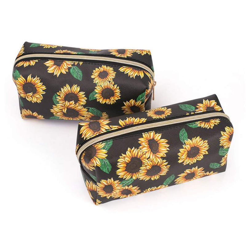 [Australia] - Makeup Bags,Travel Cosmetic Bags Brush Pouch Toiletry Wash Bag Portable Travel Make up Case for Women and Girls (Daisy) Daisy 