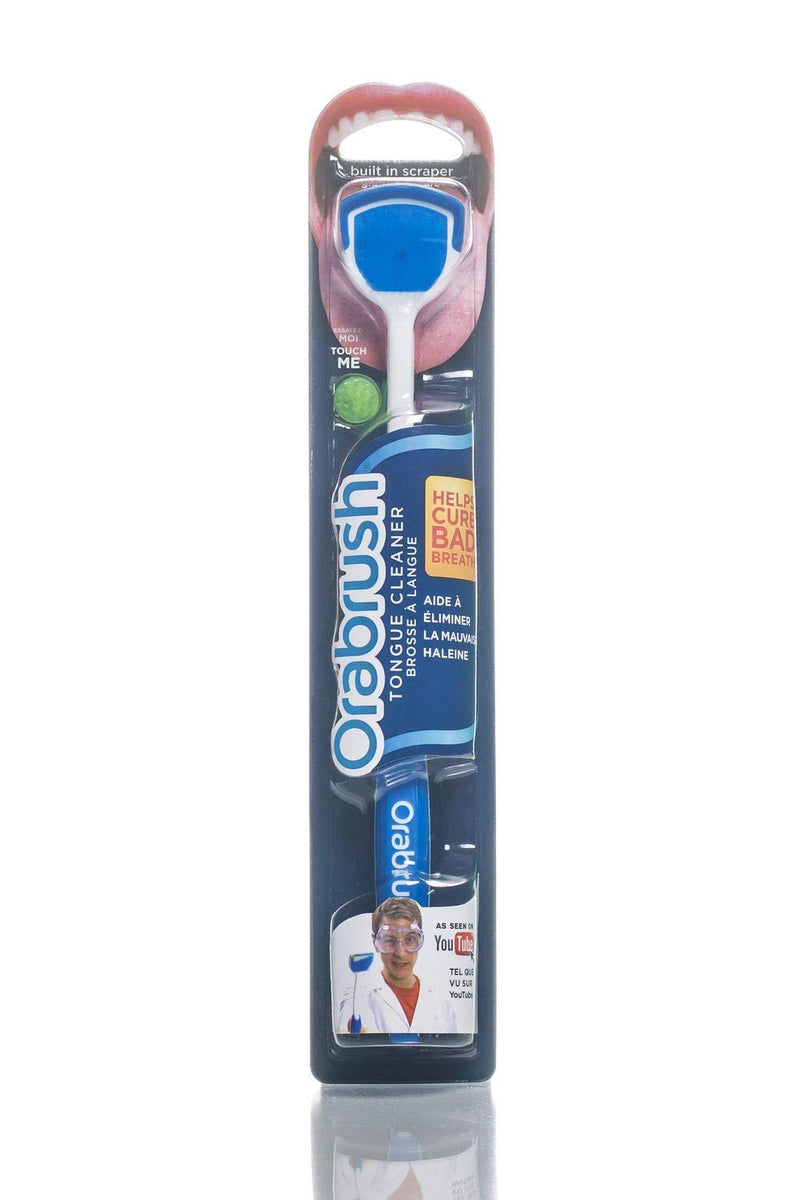[Australia] - DenTek Orabrush Tongue Cleaner and Tongue Scraper, 1 Count (Pack of 1) 1 Count (Pack of 1) 