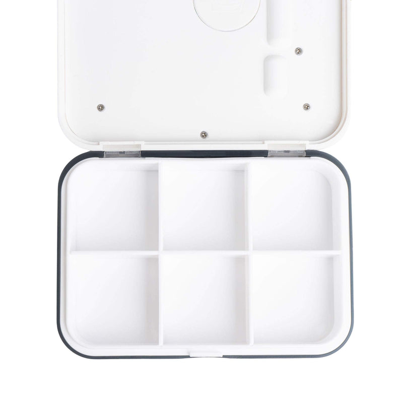 [Australia] - Weinberger 02263 Electronic Pill Box with Alarm, Medicine Reminder, Display, Pill Box, Pill Clock, Pill Box with Timer, Vibration Alarm, Alarm Clock, White 
