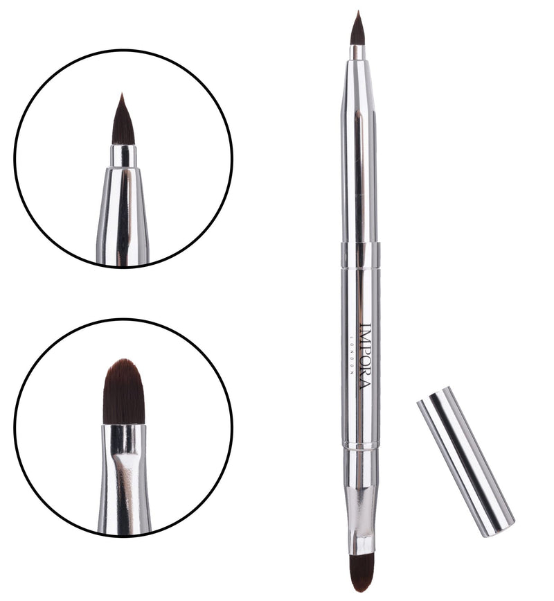 [Australia] - Retractable Lip Makeup Brush by Impora London. Perfect for Travel, lightweight, Handbag Ready 