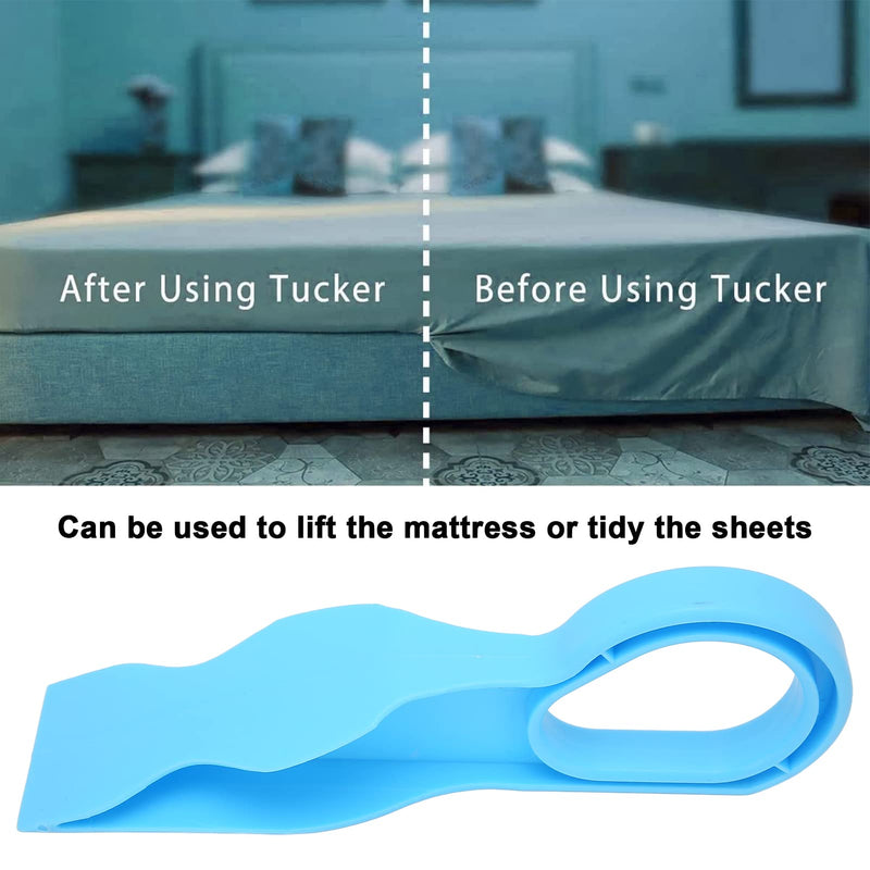 [Australia] - TOPINCN Mattress Lifter Plastic Ergonomic Mattress Wedge Elevator Bed Making Mattress Lifting Handy Tool Alleviate Back Pain Bed Maker Kit 