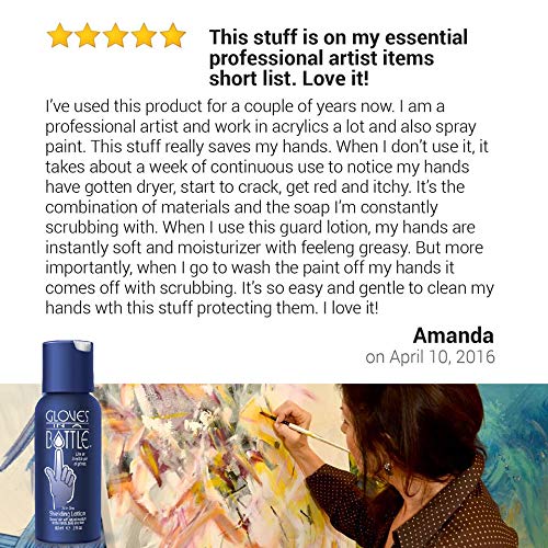 [Australia] - Gloves In A Bottle Shielding Lotion - GREAT for Dry Itchy Skin! Grease-less and Scent FREE! (2oz-60ml) 
