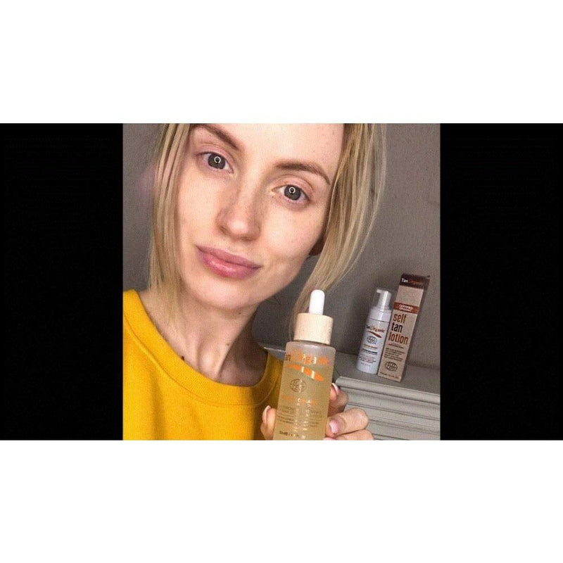 [Australia] - TanOrganic CertifiedMoisturising Self Tanning Oil Fake Tan for Face Organic Natural Vegan 50ml 