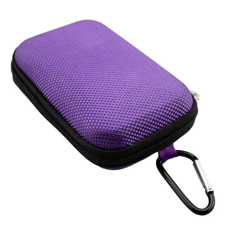 [Australia] - caseroxx Blood Glucose Meter Hard Case Suitable for Adia Blutzuckermessgerät in Purple, Diabetic Storage case 