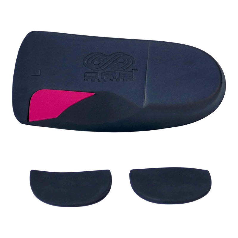 [Australia] - 3/4 High Density Rigid Deep Heel Cradle Insole Over Pronation Plantar Fasciitis Wedge Knee Pain Shin Splints. M 7-8.5 