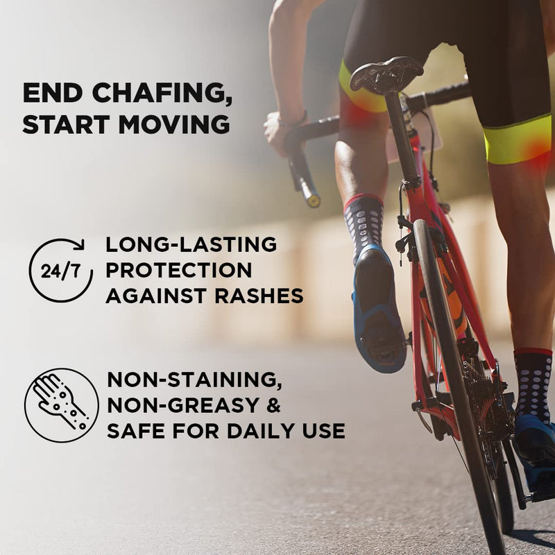 [Australia] - Pee Safe Anti Chafing Stick | Chub rub | 100% Natural | Winter Rash | Anti Blister | Anti Sweat | Anti Rashes | Cruelty Free | Itching | Chafing Relief | Irritation | Paraben & Silicone Free (75g) 