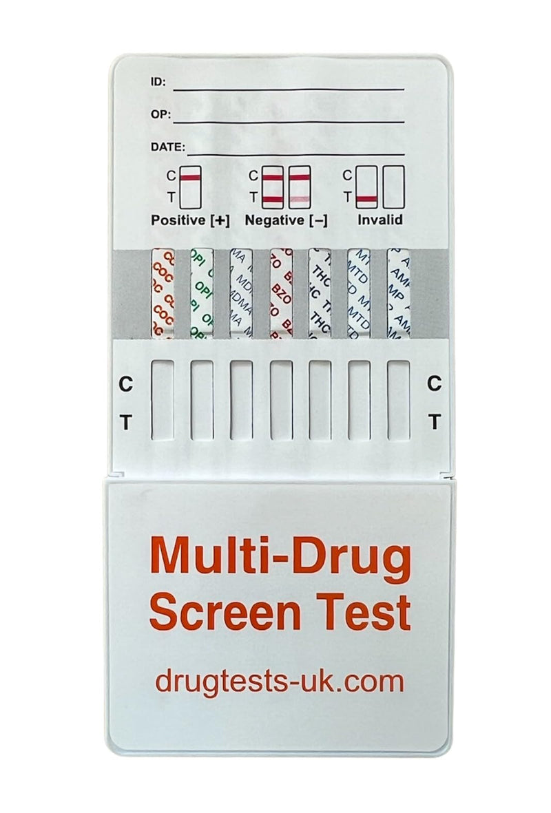 [Australia] - 3 x Drug Test Kits, Tests Urine for 7 Drugs at once, Home or Work, Cocaine, Cannabis, Opiates, Amphetamines, Methadone, Ecstasy & Benzos 