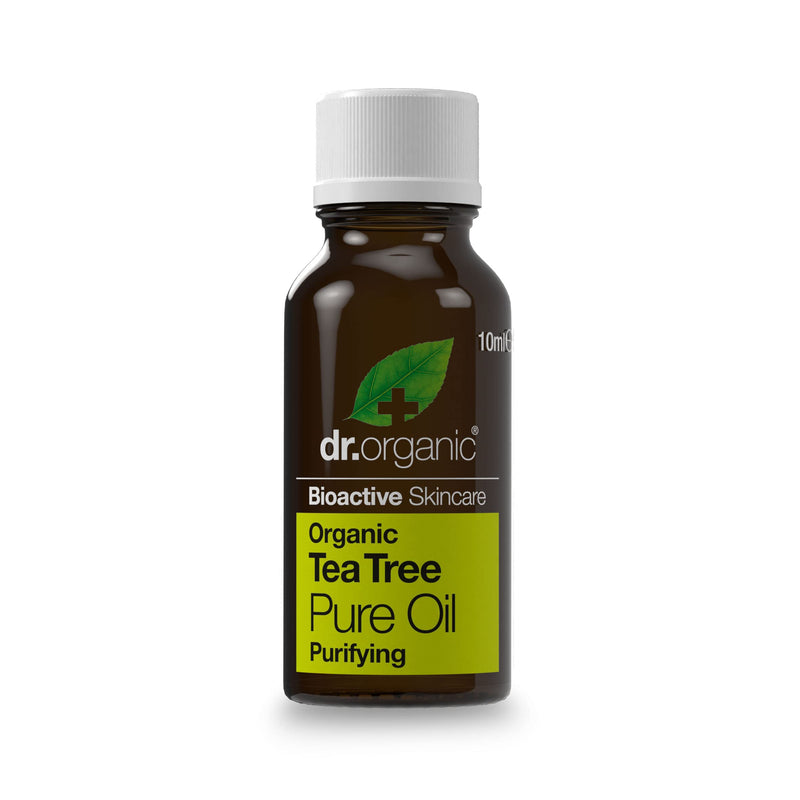 [Australia] - Dr Organic, Organic Tea Tree Pure Oil , Natural , Vegan , Cruelty Free , Paraben & SLS Free , 10ml 