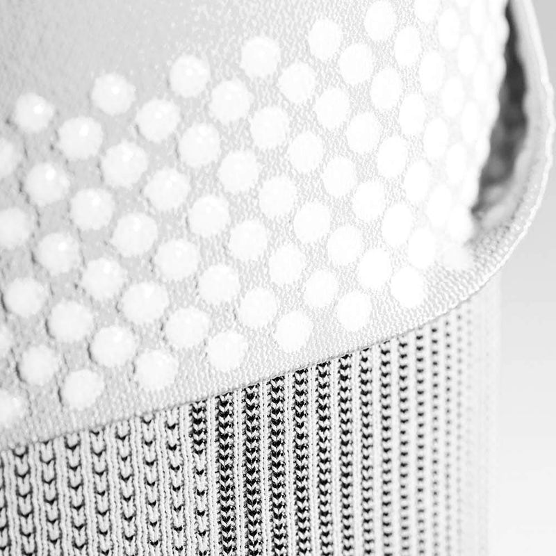 [Australia] - Bauerfeind Sports Compression Knee Support NBA - Lightweight Design with Gripping Zones for Basketball Knee Pain Relief & Performance with Team Designs (White, L) 