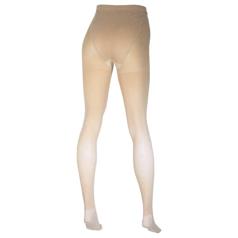 [Australia] - Truform 20-30 mmHg Compression Pantyhose, Plus Size Women's Support Tights Hosiery, Beige, Petite 